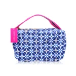 2.Estee Lauder Blue Floral Cosmetic Pouch