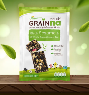 3. Black Sesame & 8 Cereals Bar Grainna