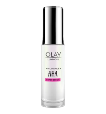 3.OLAY Luminous Niacinamide + AHA Super Serum