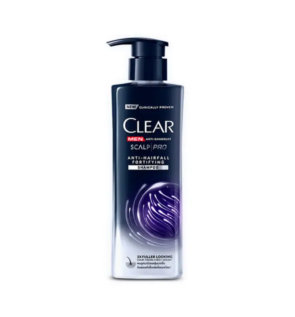 8.Clear Men แชมพูขจัดรังแค สกาล์ป โปร แอนตี้-แฮร์ฟอล ฟอร์ติฟายอิ้ง 300มล.