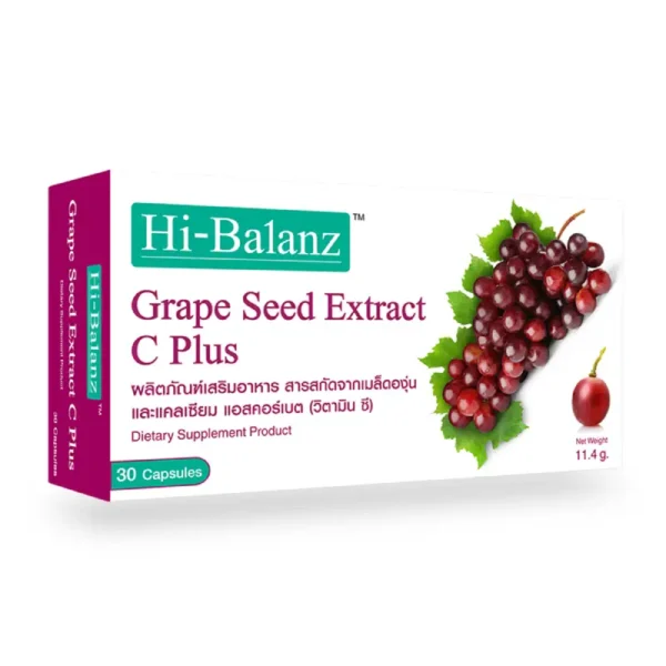 Hi-Balanz Grape Seed Extract C Plus 30Capsules