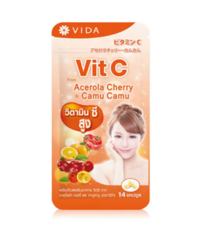 30.Vida Vit C From Acerola Cherry And Camu-Camu 14 Capsules